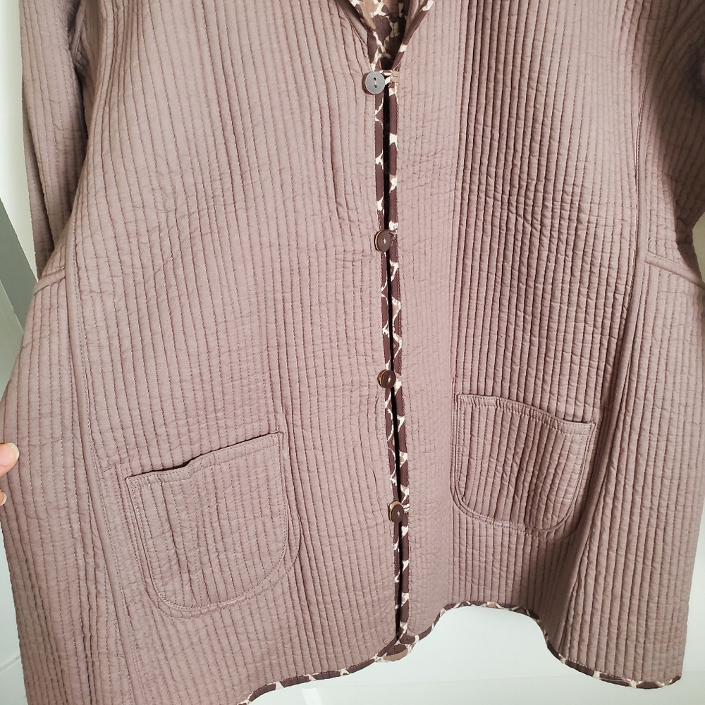 Reversible Quilted Jacket - Picture 2 of 7